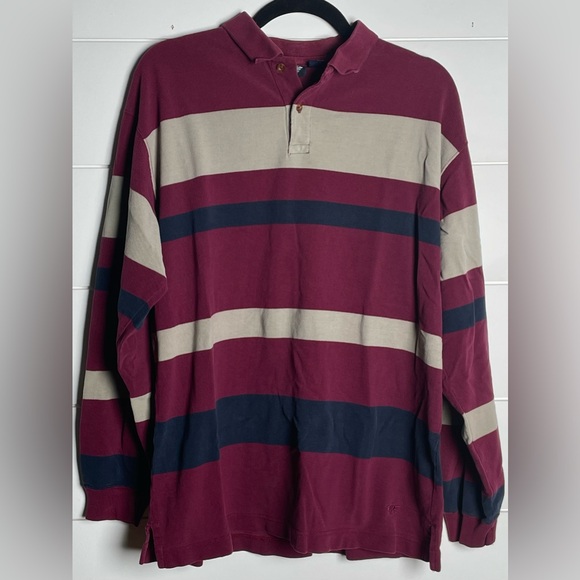 Dockers Long Sleeve Rugby Shirt - Picture 1 of 7
